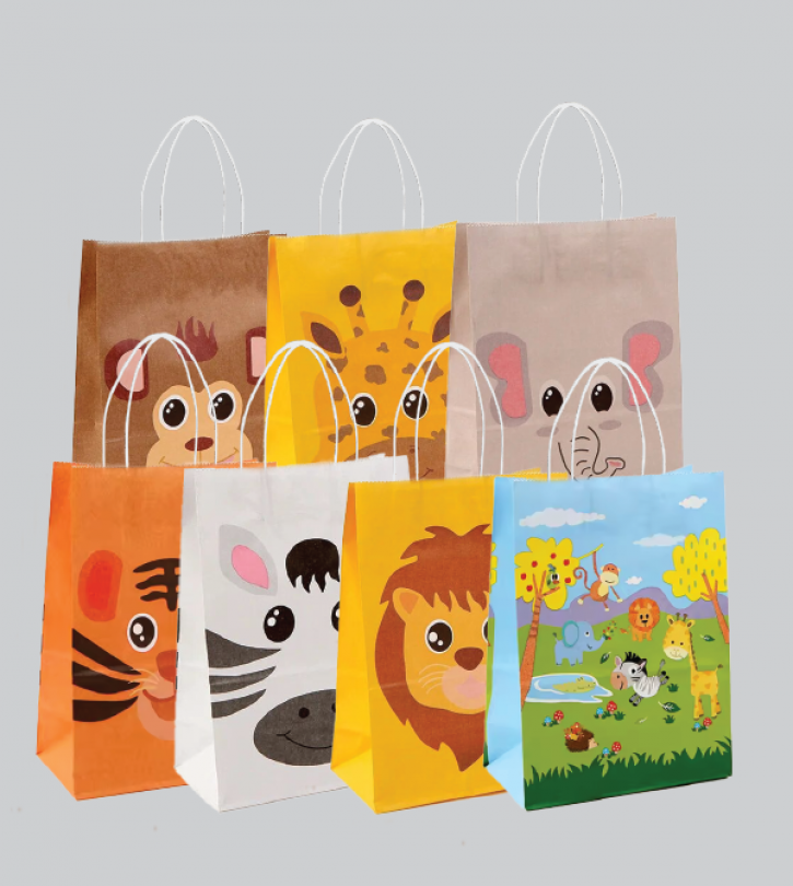 MIX ANIMALS PAPER BAGS